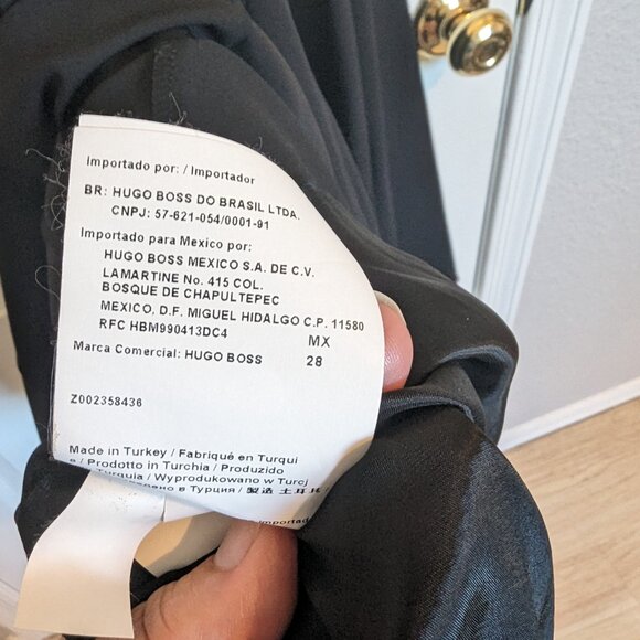 ART DECO | CIRCLE SKIRT | LBD with Fit & Flare | Hugo Boss | 6 | Black | - Picture 11 of 11